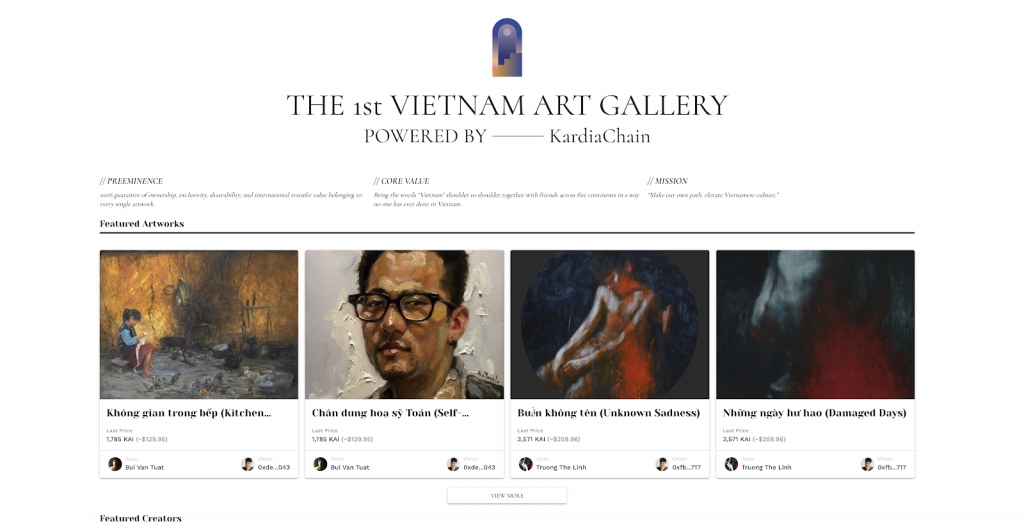 Bắt nhịp với thế giới, sàn giao dịch nghệ thuật Việt đầu tiên trên công nghệ NFT ra đời